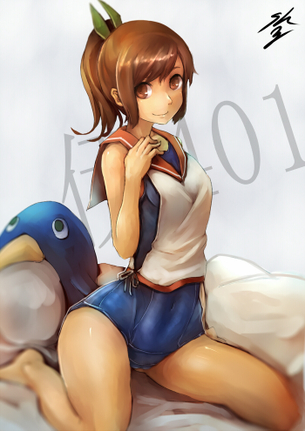 【二次・ZIP】艦これの泳ぐLOこと伊401ちゃんの画像まとめ