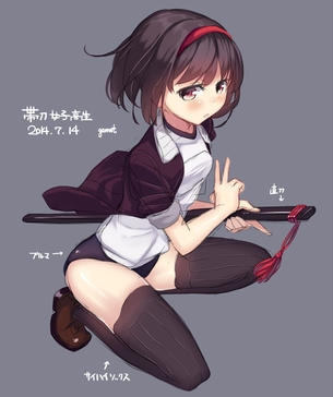 【二次・ZIP】ノスタルジックな気持ちになるブルマ美少女の画像