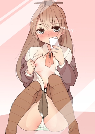 【二次・ZIP】自分撮りエロ写メでエロい身体見せ付けてるスケベ娘の画像