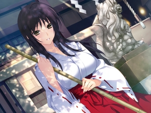 巫女の二次エロ画像で！