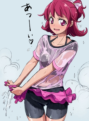 こんなにエロ過ぎる濡れ透けの画像は反則です！