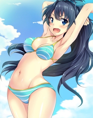 ポニーテールのレベルが高いエロ画像