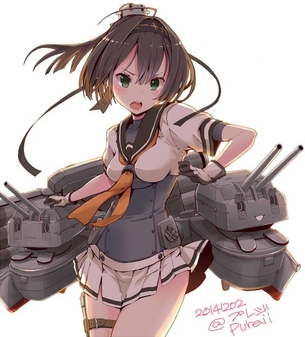 【二次・ZIP】可愛い秋月ちゃんにたらふく食べさせ隊画像まとめ《艦隊これくしょん》