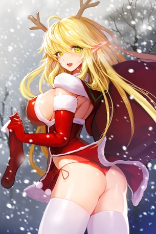 【二次・ZIP】クリスマス衣装の虹美少女画像をください