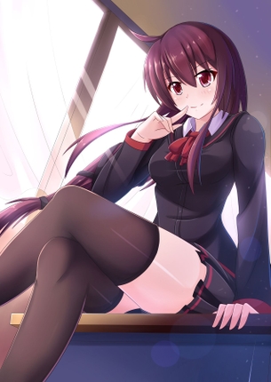 【二次・ZIP】柔らかくて美味しそうな虹美少女の太もも画像