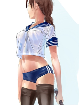 【2次】服や下着が透けてエッチな事になっちゃってる女の子の二次エロ画像 その2【透け透け】