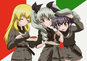【ガルパン】 アンチョビ・ぺパロニ・カルパッチョ! アンツィオ高校メンバーです! 5枚 【画像・壁紙】 （ガールズ＆パンツァー 31）