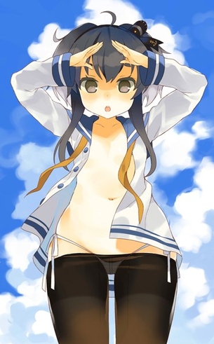 【二次・ZIP】撫でて嗅いで脱がして破いて色々楽しみたいパンスト・タイツ娘の2次画像