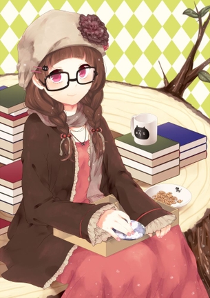 メガネっ娘のエロい画像