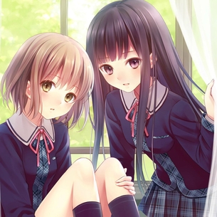 制服姿の二次元美少女があまりにカワイすぎて・・・。