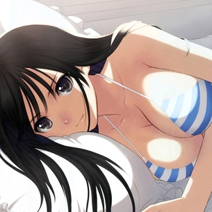 二次元美少女の水着画像。夏が待ち遠しい・・・。