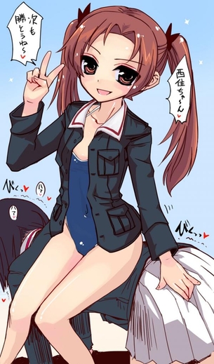 【ガールズ&パンツァー】角谷杏の萌えイラスト