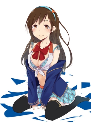 【二次・ZIP】太ももをスリスリしたいニーソ美少女の2次画像