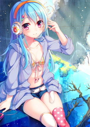 【二次】ヘッドホンを付けた女の子の可愛い画像が見たい！ 7