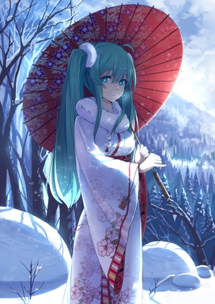 【二次】着物を着た女の子の可愛い画像が見たい！ 6