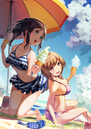 【二次】可愛い水着を着た女の子の画像が見たい！ 8