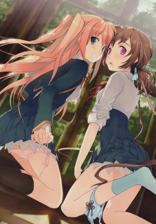 【二次エロ】パンツ脱ぎかけな女の子のちょっとHな画像が見たい！ 2