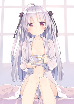 【二次】裸ワイシャツな女の子のちょっとHな画像が見たい！ 3