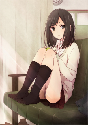 【二次】さりげない座りパンチラの画像が見たい！ 7