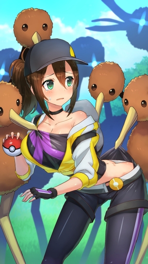 【ポケモンGO】 プレーヤーの妄想を掻き立てる女トレーナーちゃんの可愛い画像 5枚! 【画像・壁紙】 (04)