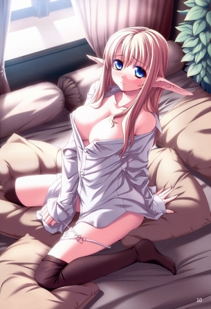 【二次・ZIP】胸チラ・乳首チラ・乳輪チラの美少女画像