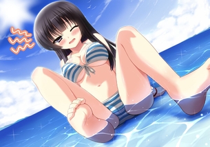 【二次・ZIP】マンスジ浮いてる女の子の股間が気になるエロ画像
