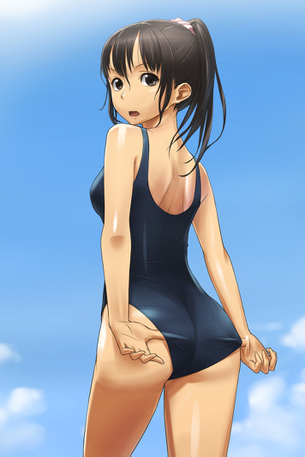 スクール水着は未成熟な少女のカラダのラインがくっきり vol.7