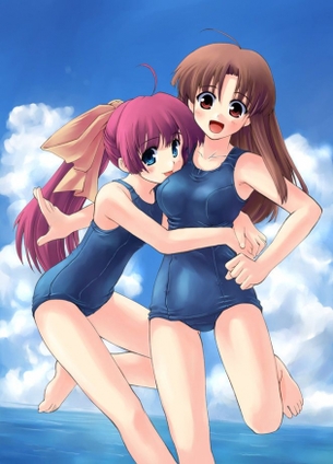 二次元の定番！スクール水着が似合う、女の子のエロ画像 vol.2