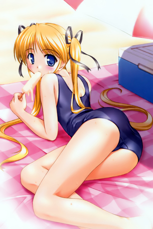 二次元の定番！スクール水着が似合う、女の子のエロ画像 vol.6