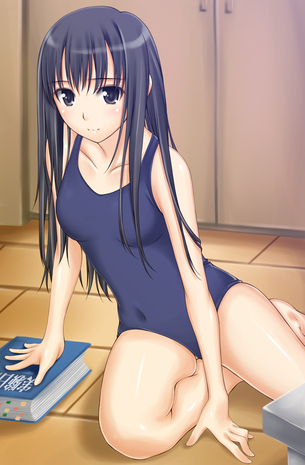 二次元の定番！スクール水着が似合う、女の子のエロ画像 vol.7