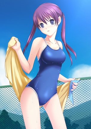 二次元の定番！スクール水着が似合う、女の子のエロ画像 vol.4