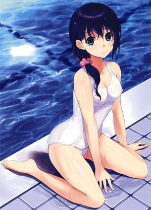 二次元の定番！スクール水着が似合う、女の子のエロ画像 vol.8