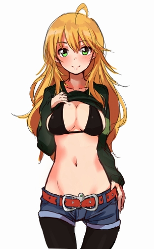 【二次・ZIP】たくし上げして色々見せてくれるエッチな女の子の画像ください