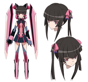 戦姫絶唱シンフォギア、月読調ちゃんの黒髪ツインテがかわいいエロ画像