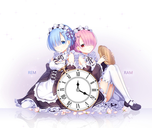 【リゼロ】 全てがカワイイ、レムちゃんラムちゃん 15枚 其の2 【画像・壁紙】 （Re:ゼロから始める異世界生活 04）