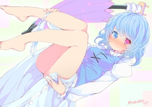 【二次・ZIP】事後にパンツ探さなくて済む片足パンツの美少女エロ画像
