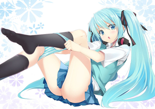 ツインテールがカワイイ、初音ミクさんのエロ画像 vol.8