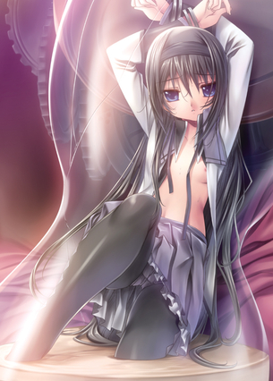 縛られて動きのとれない二次元美少女のエロ画像 vol.5