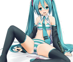 ツインテールがカワイイ、初音ミクさんのエロ画像 vol.7