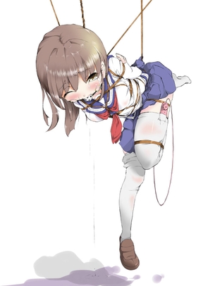 【SM】亀甲縛りされてる女子たちの二次エロ画像【緊縛】