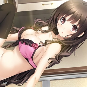 むちむち太ももにむしゃぶりつきたくなるニーソ装備の美少女画像