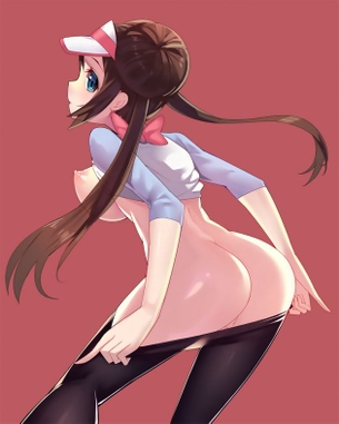 黒パンストを脱ぎかけている女子達の二次エロ画像