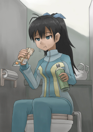 【閲覧微注意】便所飯してる二次画像