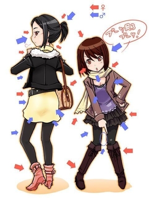 【二次】 こういう女の子の比較画像くれ