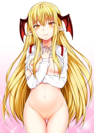 【二次・ZIP】たくし上げで絶景を拝ませてくれてる女の子のエッチな画像