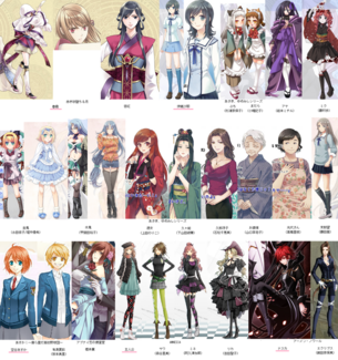 【画像】 乙女ゲームの女キャラまとめなおしてみたwwwwwwwwwwwwwwww