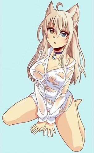 【二次・ZIP】裸Yシャツ・裸ブラウス状態の美少女画像