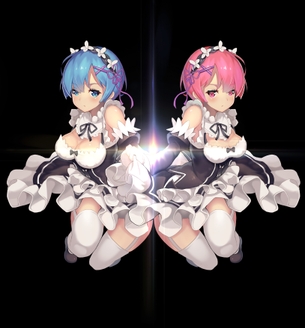 【リゼロ】 双子姉妹レム&ラム好きのための 5枚! これがヒロインの風格・・・ 【画像・壁紙】 （Re:ゼロから始める異世界生活 25）