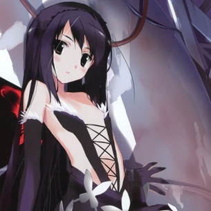 黒雪姫先輩（アクセルワールド）の貧乳おっぱいたまらんエロ画像