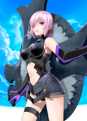 マシュちゃん（Fate/Grand Order）のインテリかわいいエロ画像